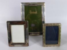 A Harrods Silver Photo Frame, Sheffield hallmark dd 1995, mm R.C., approx 15 x 10 cms, in original