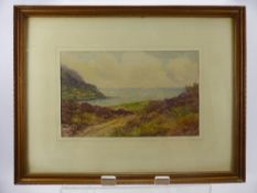 Frank Bartlett, a water colour enitled "Runswick", signed lower left, approx 27 x 16 cms, framed and