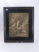 George Morland, A Pair of Victorian Prints, one entitled "The Effect of Extravagance and Idleness"