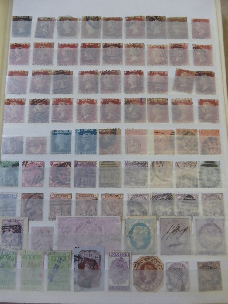 An Album of GB & Commonwealth Stamps, including 1d Black and other higher QV up to 5/- value.