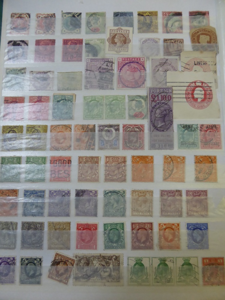 An Album of GB & Commonwealth Stamps, including 1d Black and other higher QV up to 5/- value. - Image 2 of 3