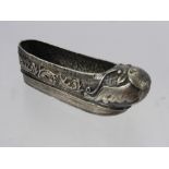 A Late 19th Century Chinese Export Slipper, mm. Luen Wo Shanghai, approx 5 x 1.2 cms, the slipper