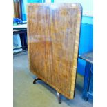 A Victorian Mahogany Tilt Top Table, on splayed legs, approx 116 x 126 gms.