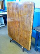 A Victorian Mahogany Tilt Top Table, on splayed legs, approx 116 x 126 gms.