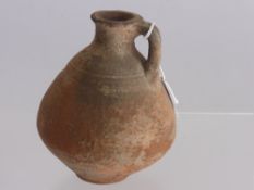 An Antique Roman Oil Vessel, approx 18 cms