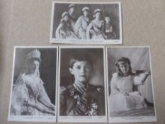 A Quantity of Post Cards, including the Russian Royal Family, The Grand Duchess Anastasia, the