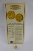 A 2003 Royal Mint .999 Fine Gold 1/20 oz Australian Nugget Gold Bullion Proof Coin, approx 1.57 gms,