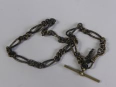 An Antique Solid Silver Fob Chain, approx 45 gms.