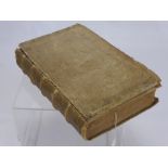 A 16th Century German published (Francofurti) Latin Biblia Sacra Osiandri Bible, original cream