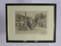 Two Engravings by A.I. Swaikids, one entitled "Ripple" and the other "Bodinnick Ferry", approx 30