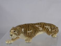 A Studio Szeiler Ceramic Crouching Tiger.