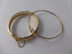 Two 9 ct Gold Bracelets, approx 16/5 gms.