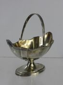 A Silver Bon Bon Dish, of basket form, Chester hallmark, dated 1903/04, mm George Nathan & Ridley