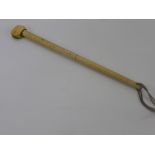 An Antique Bone Club, possibly Whalebone, approx 50 cms, the club handle tapered in length