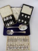 A Quantity of Silver Spoons, including Arthur Price coffee spoon, Birmingham hallmark dd 1966,