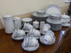 A Noritake Dinner Service, comprising thirteen dinner plates, twelve fish plates, twelve side