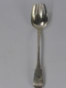 A Solid Silver George IV Large Serving Fork, London hallmark dd 1823/24, mm W.T., approx wt 130