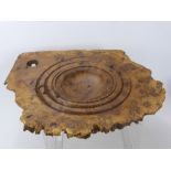 A Naturalistic Walnut Decorative Fruit Bowl, approx 41 x 47 cms.