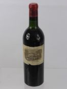 A Bottle of Chateau Lafite-Rothschild 1961, Mis en Bouteilles au Chateau, Appellation Pauillac
