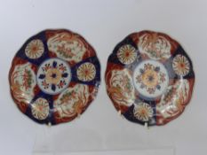 A Quantity of Late 19th Century Imari Ware, including a pair of plates depicting pheasants, a