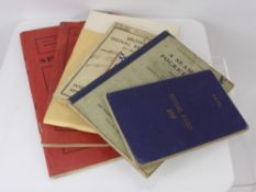 A WWII Seaman's Pocket Book, together with four motor bike manuals.