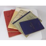 A WWII Seaman's Pocket Book, together with four motor bike manuals.