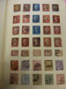 Ruby Stamp Album of GB, Commonwealth and RofW Stamps (A-H), hand illustrated maps of countries to