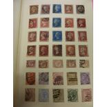 Ruby Stamp Album of GB, Commonwealth and RofW Stamps (A-H), hand illustrated maps of countries to