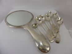 Miscellaneous Silver, including Six Victorian Teaspoons, London hallmark together with a Georgian