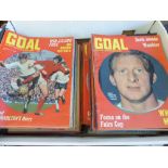 A Quantity of Vintage 'Goal Magazine', The World's Greatest Soccer Weekly, of the 1960's and 70's.