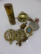 A Collection of Military Cap Badges and other related badges, including tank corps, A.T.S., Royal