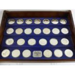 The New Elizabethan Age, collection of twenty six solid silver proof coins. Limited edition of