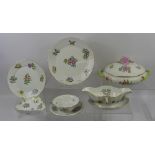 A Quantity of Herend Fine Bone China, Queen Victoria Pattern, including eight dinner plates 25