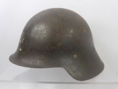 A WWI German Army Helmet.