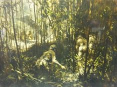 David Shepherd, limited edition signed print entitled "Patrol Action in Malaya", No. 120/850, approx