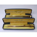 Two Vintage "Yard-o-Led" Rolled Gold Propelling Pencils.