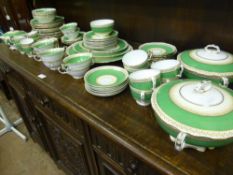 A Miscellaneous Collection of Crown Staffordshire, including three lidded tureens, three oval