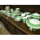 A Miscellaneous Collection of Crown Staffordshire, including three lidded tureens, three oval