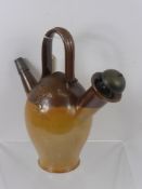 A Royal Doulton Lambeth Vase "Old Sarum Kettle", the vessel having impressed marks to base and