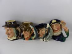 A Miscellaneous Quantity of Royal Doulton Character Jugs, including "Complete Angler - Isaac Walton"