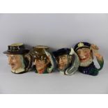 A Miscellaneous Quantity of Royal Doulton Character Jugs, including "Complete Angler - Isaac Walton"