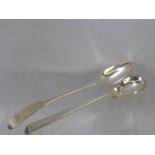 A Scottish Silver Basting Spoon, Edinburgh Hallmark,