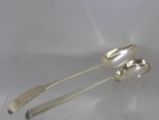 A Scottish Silver Basting Spoon, Edinburgh Hallmark,