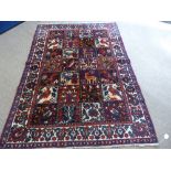 A Hand Knotted Persian Bakhtiari Rug