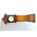 A J.W. Benson Ludgate Hill, London, apprentice miniature long case clock, the clock case with