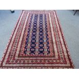 A Hand Knotted Persian Miskin Rug, approx 223 x 128 cms.