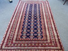 A Hand Knotted Persian Miskin Rug, approx 223 x 128 cms.