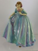 Royal Worcester Figurine, 'The Duchess's Dress' modelled by FG Doughty, approx 23 cms, Reg 806522