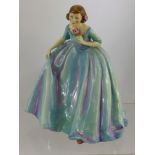 Royal Worcester Figurine, 'The Duchess's Dress' modelled by FG Doughty, approx 23 cms, Reg 806522