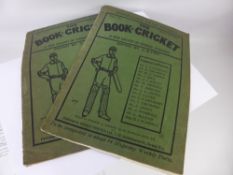 Two Copies of "The Book of Cricket", Part VI and Part VII, edited by C.B. Fry, published by George